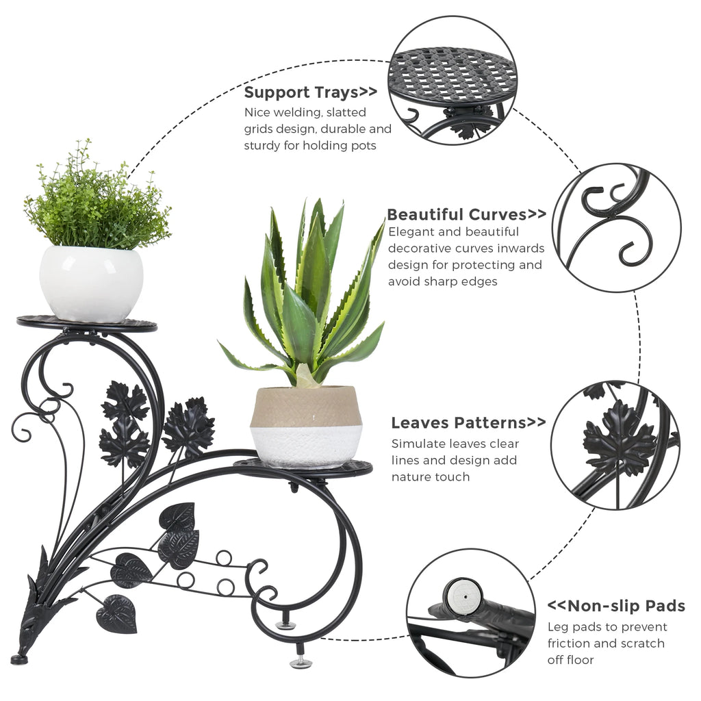 4Plate Flower Pot Stand