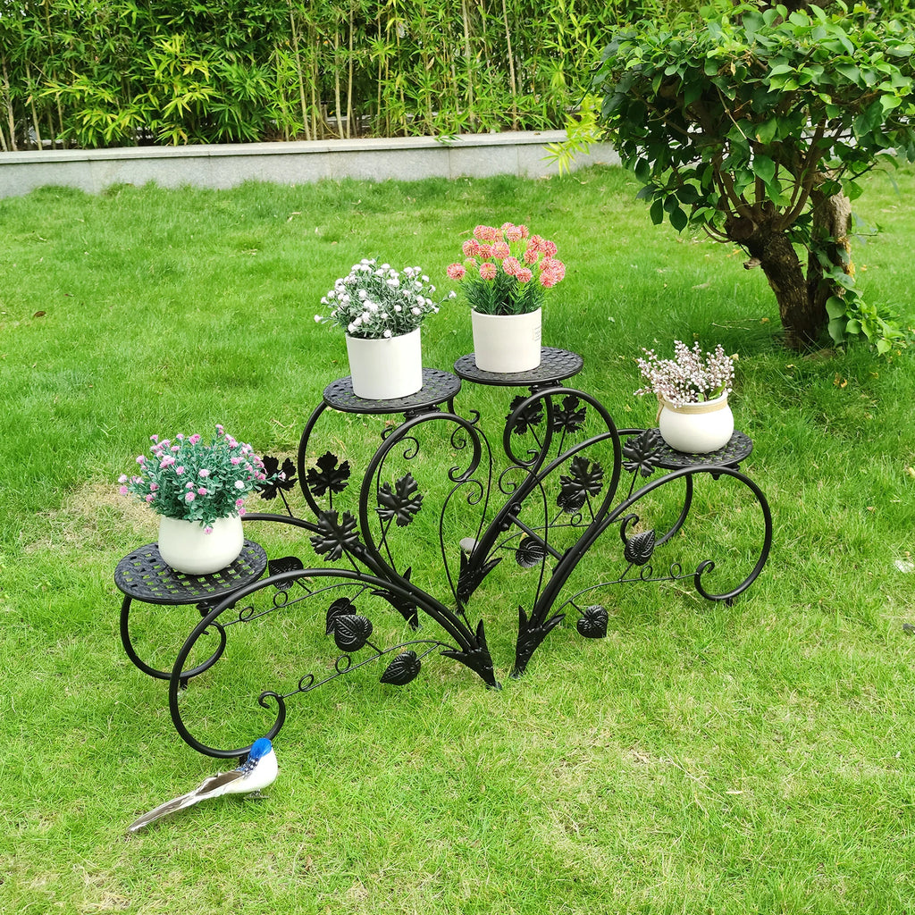 4Plate Flower Pot Stand