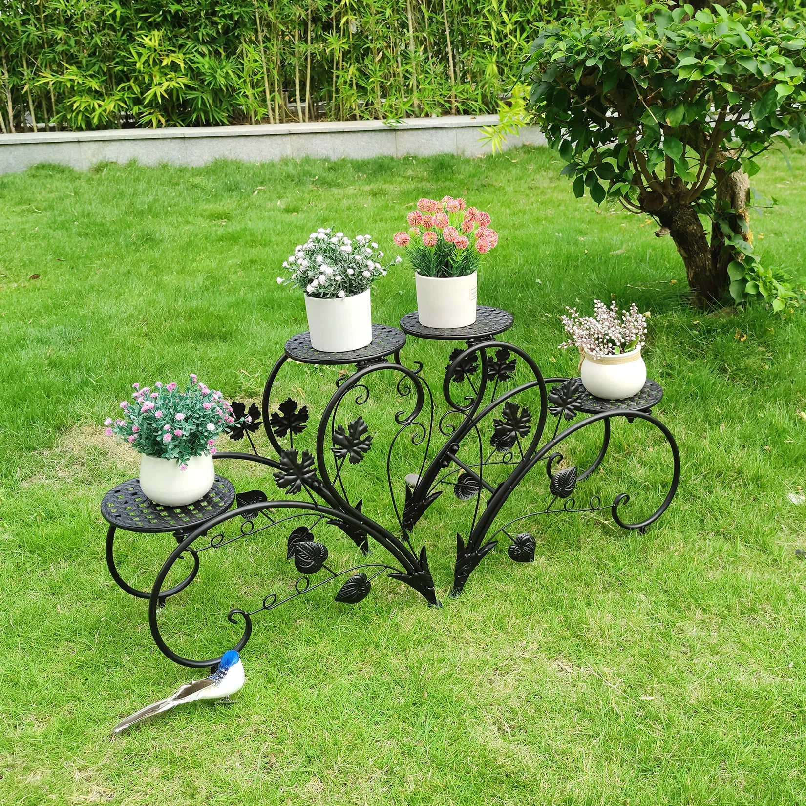 4Plate Flower Pot Stand